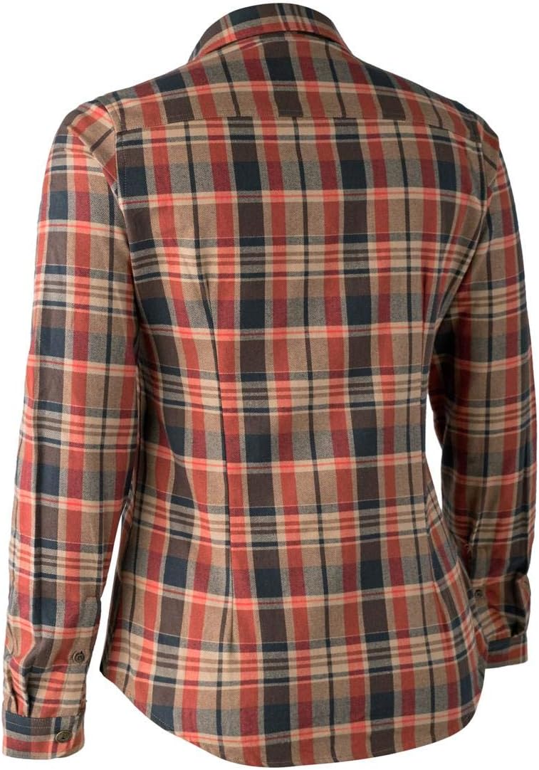 Deerhunter Lady Athena Shirt Orange Check C48, C48