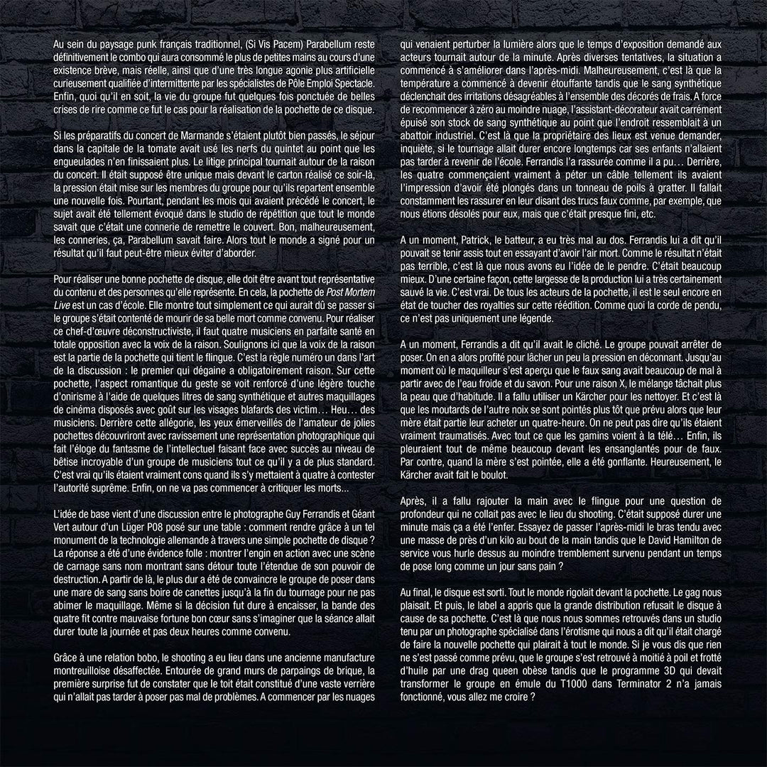 Post Mortem Live -Rsd