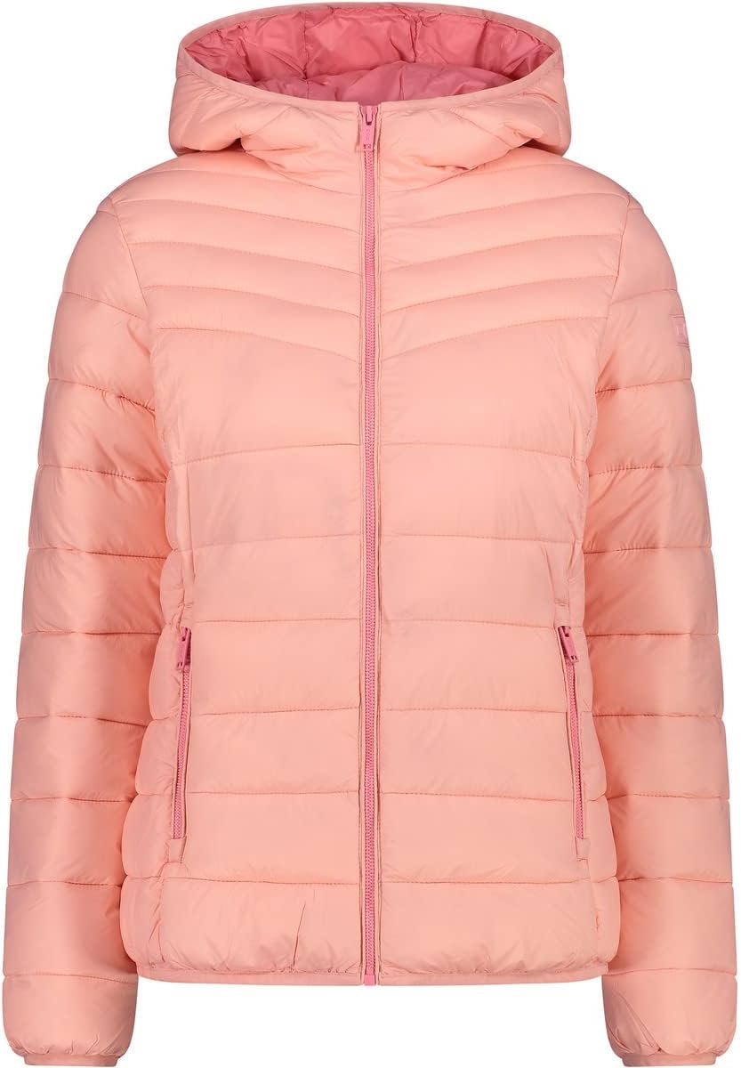 CMP Damen Woman Jacket Fix Hood Coat 38 Peach, 38 Peach