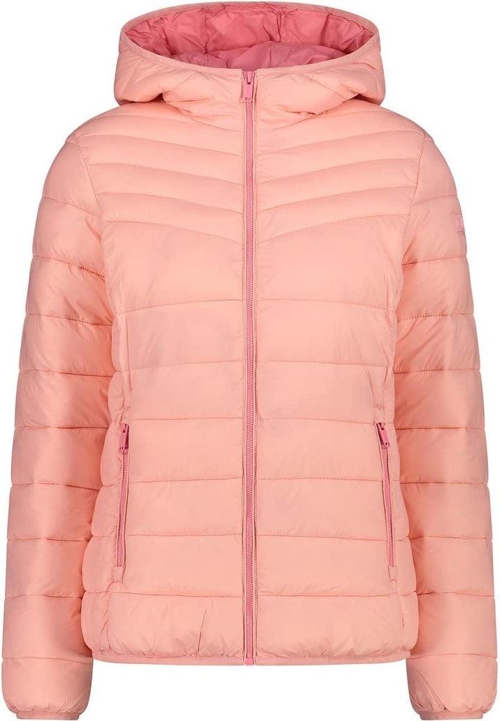 CMP Damen Woman Jacket Fix Hood Coat 38 Peach, 38 Peach
