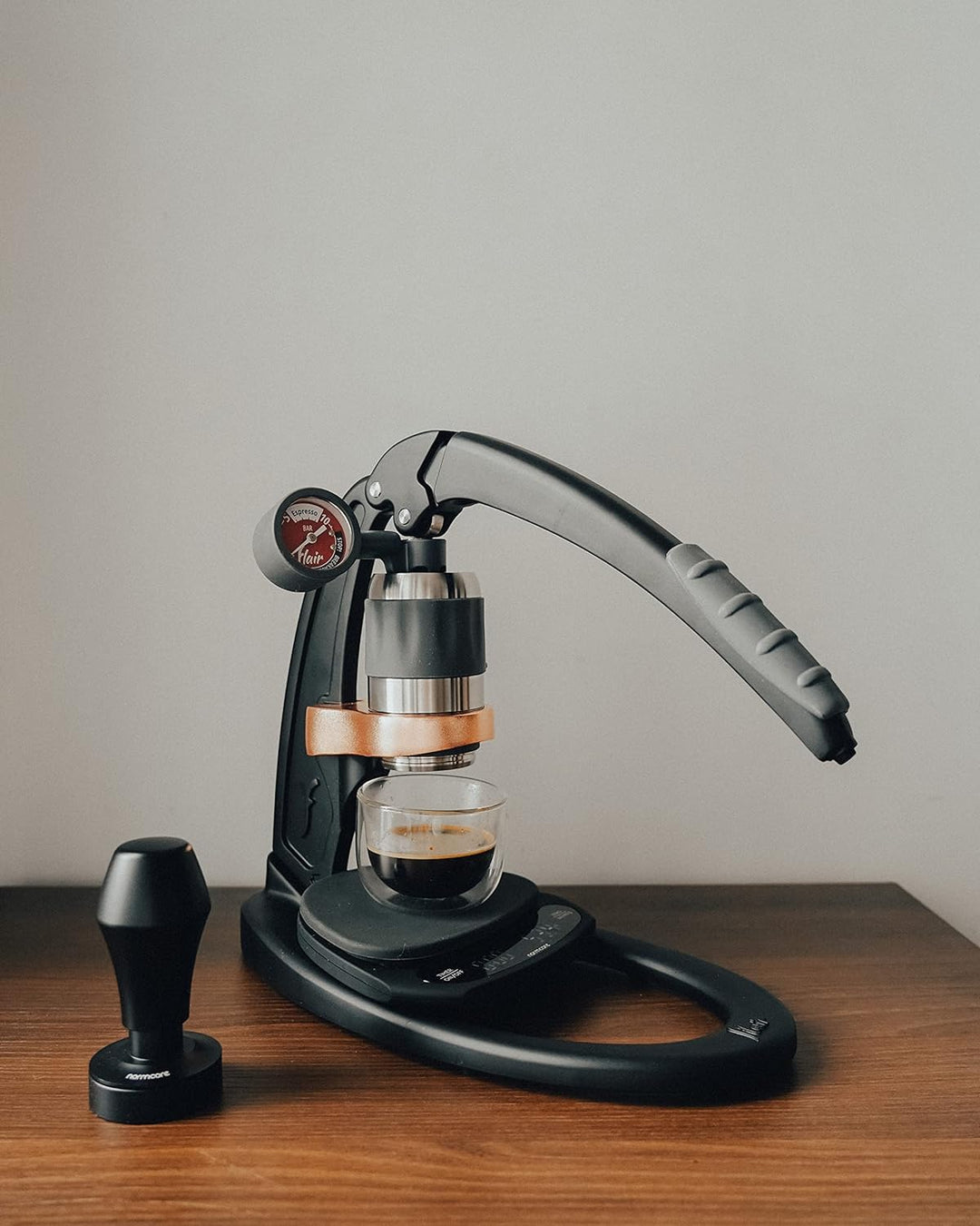 Normcore Kaffee Tamper 45.5mm - Kaffeemehlpresser - Barista Stempel - Espresso Stempel mit 15lb / 25