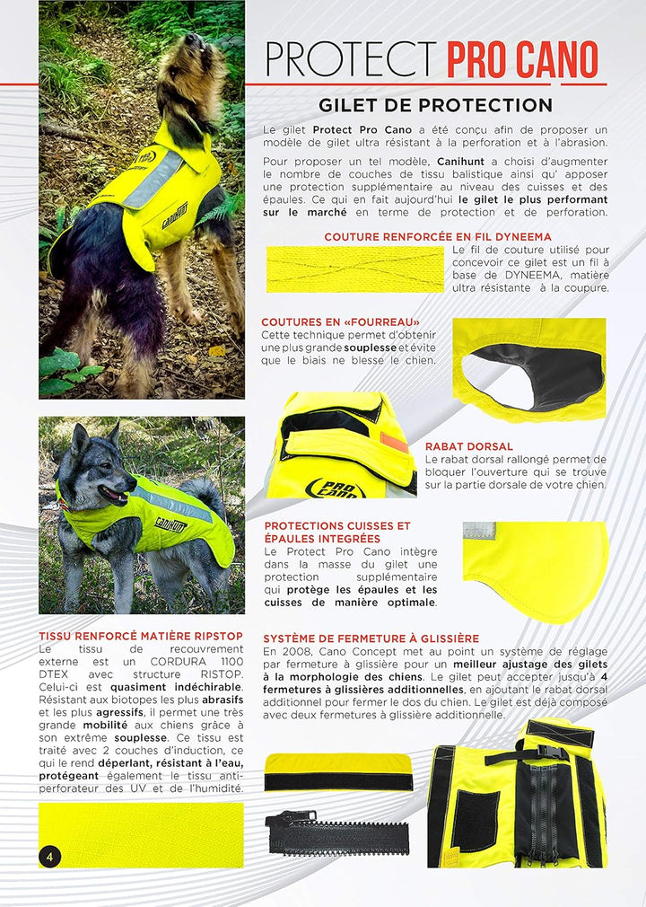 HUNDESCHUTZWESTE Protect PRO CANO (55)