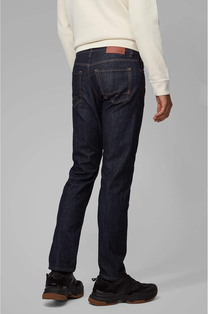 BOSS Herren Maine Bc-c Straight Jeans 36 Dark Blue408, 36 Dark Blue408