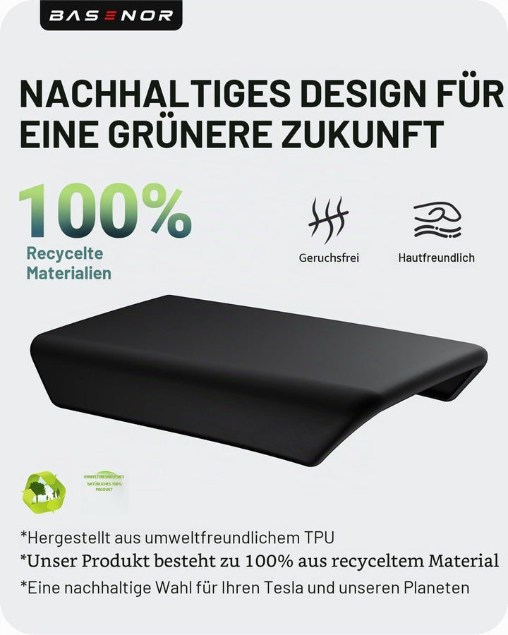 BASENOR Mittelkonsolenabdeckung für 2025 2026 Tesla Model Y Refresh (Juniper) 2024-2026 Tesla Model