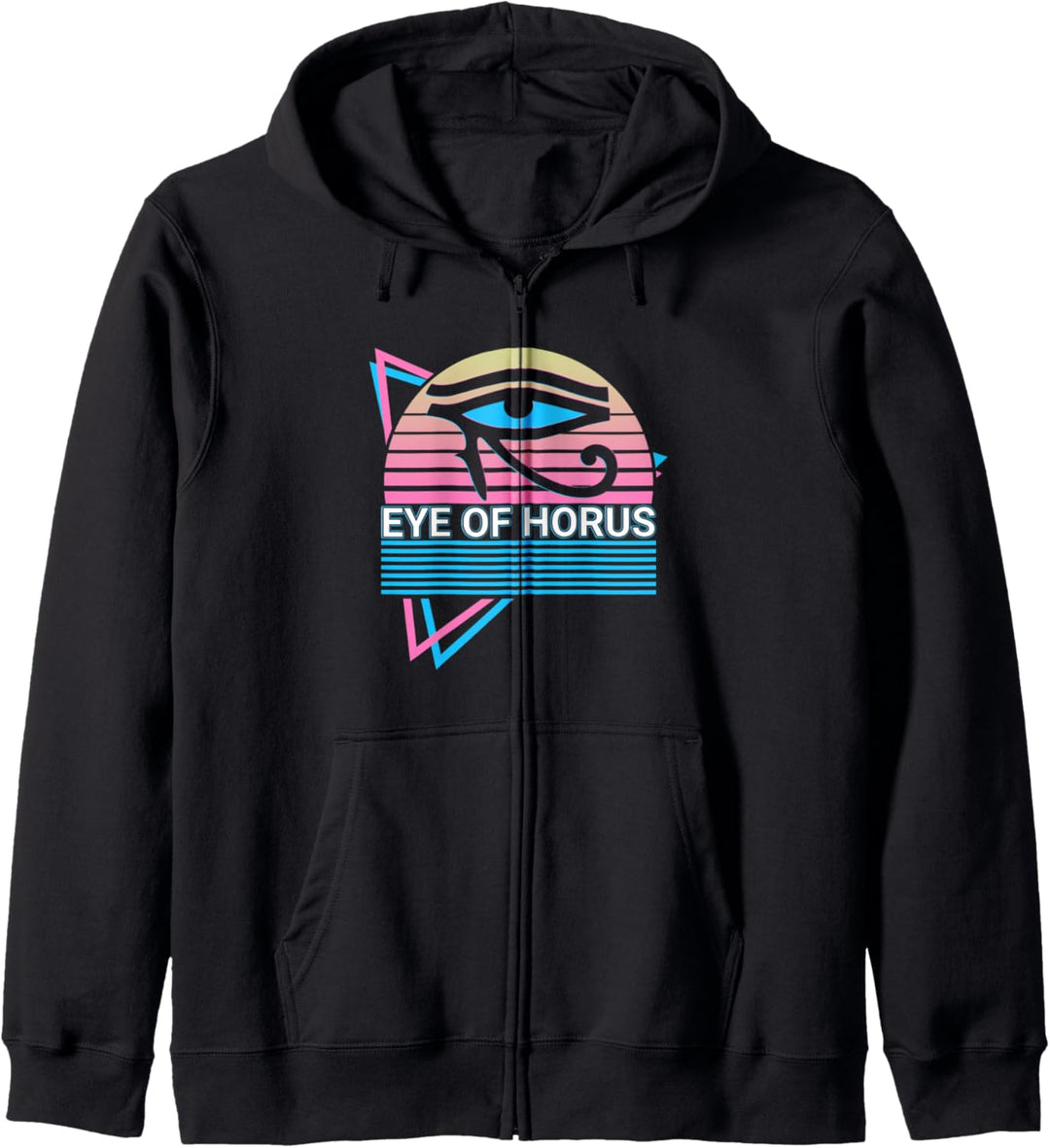 Auge des Horus Retro Kapuzenjacke