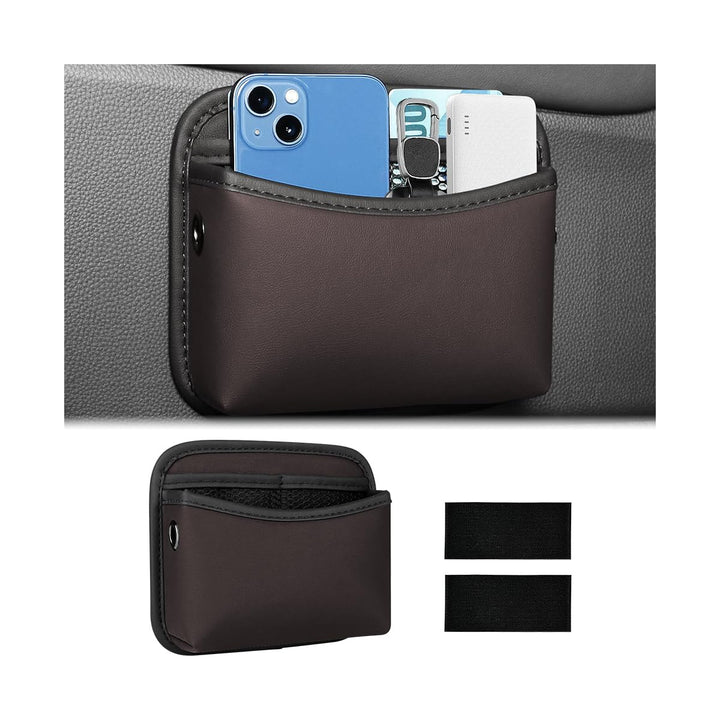 Auto Seite Aufbewahrungsbox, Universell Auto Seitentaschen Organisator, Multifunktionale Leder Sitz