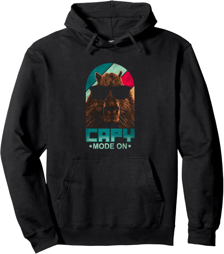 Capybaras Sonnenbrille Cabybara Pullover Hoodie