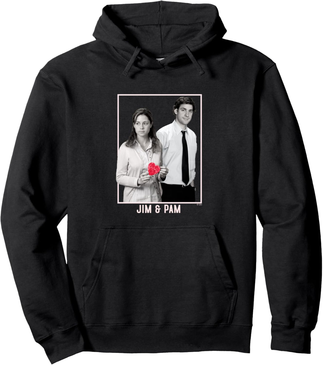 The Office Jim und Pam Fotos B&W Pullover Hoodie