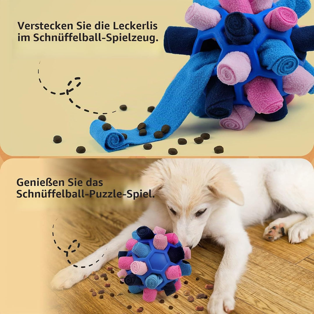Schnüffelball für Hunde, Schnüffelteppich Schnüffelspielzeug Interaktive Hundespielzeug tragbarer Ha