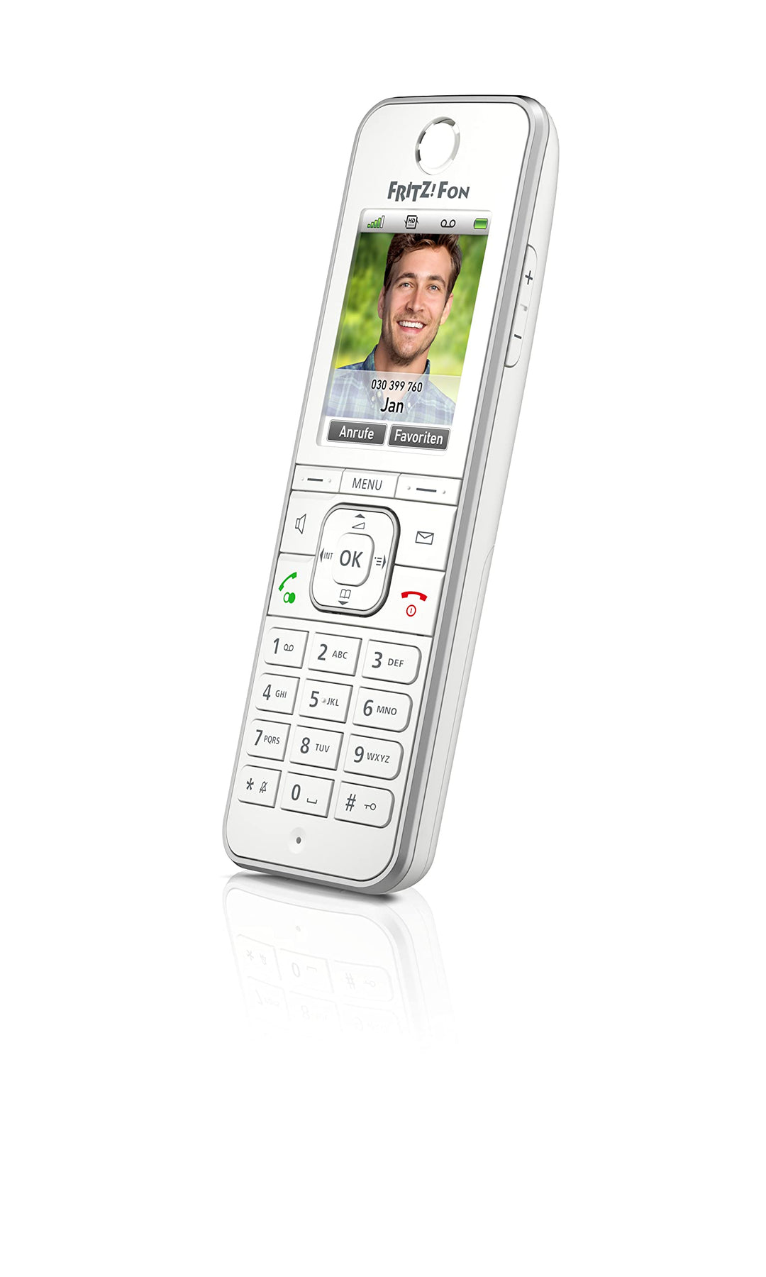 AVM FRITZ!Fon C6 DECT-Komforttelefon (hochwertiges Farbdisplay, HD-Telefonie, Internet-/Komfortdiens