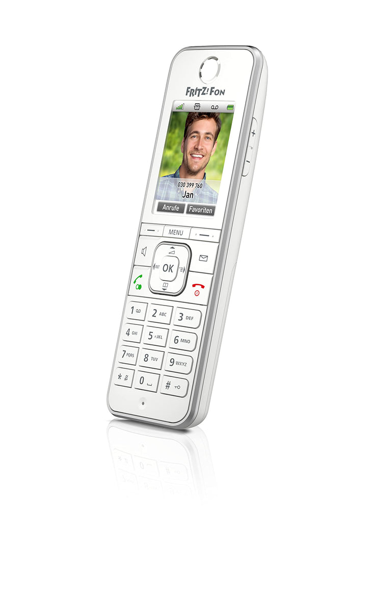 AVM FRITZ!Fon C6 DECT-Komforttelefon (hochwertiges Farbdisplay, HD-Telefonie, Internet-/Komfortdiens