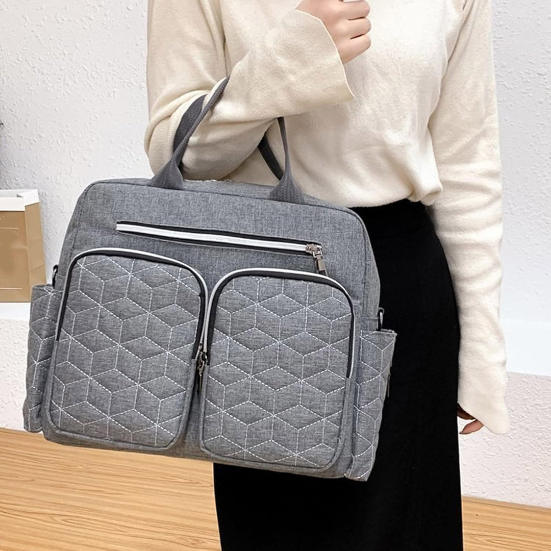 Aby Wickeltasche für Mama und Papa, Wickeltasche, Mama, Reisetasche, Strandtasche, mehrere Taschen,