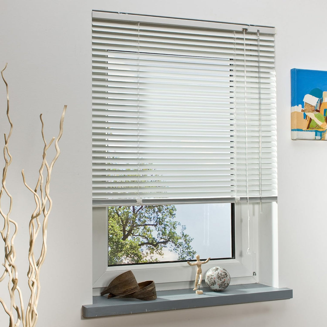Garduna ALU Jalousie # Weiss 120 x 220cm für TÜREN # - viele Farben & Grössen 120x220cm für TÜREN We