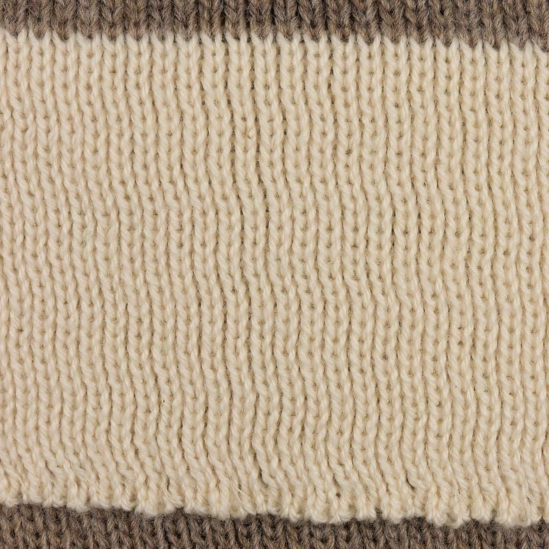 LIERYS Mono Stirnband Damen/Herren 8 cm breit - Made in Germany - dreilagiges Strickband gefüttert m