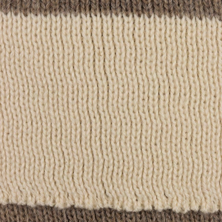LIERYS Mono Stirnband Damen/Herren 8 cm breit - Made in Germany - dreilagiges Strickband gefüttert m