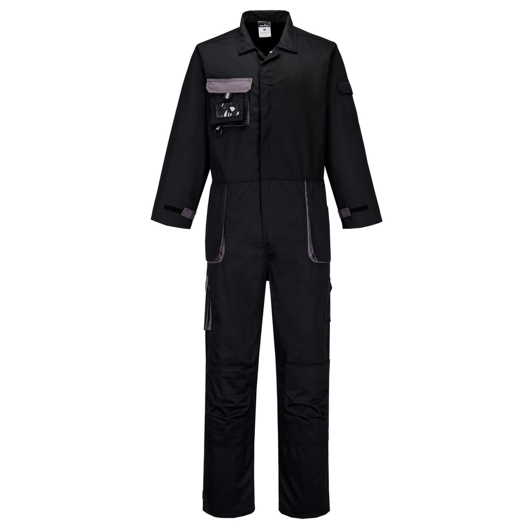 Portwest Portwest Texo Kontrast Overall, Grösse: XXL, Farbe: Schwarz, TX15BKRXXL Schwarz XXL, Schwar