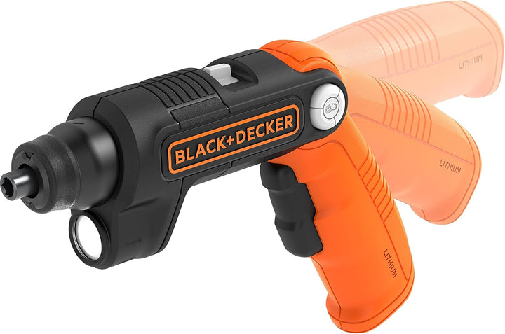 Black+Decker Pivot Akku-Schrauber BDCSFL20C (3,6 V, 1,5 Ah Li-Ion, 3-Positionen-Handgriff, für einge