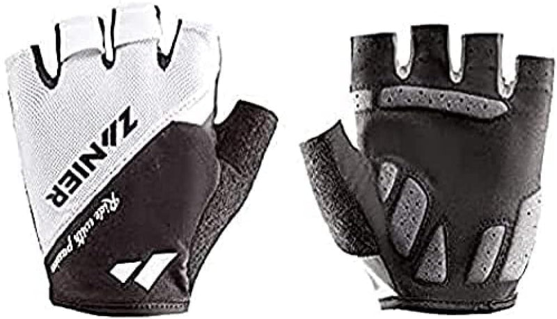 Zanier-Unisex-Handschuhe-CYCLING TEAM GLOVE 9 Schwarz, Weiss, 9 Schwarz, Weiss