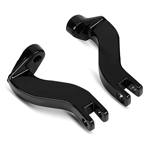 Sozius Fussrasten-Halter für Harley Davidson Street Glide Special 15-23 schwarz