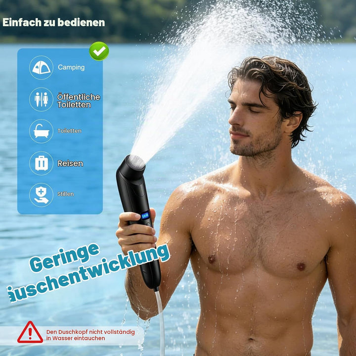 Elektrisches Bidet, 2,5L mit USB-Aufladung, Tragbare Po-Dusche mit verstellbarem Sprühkopf, Sanfter