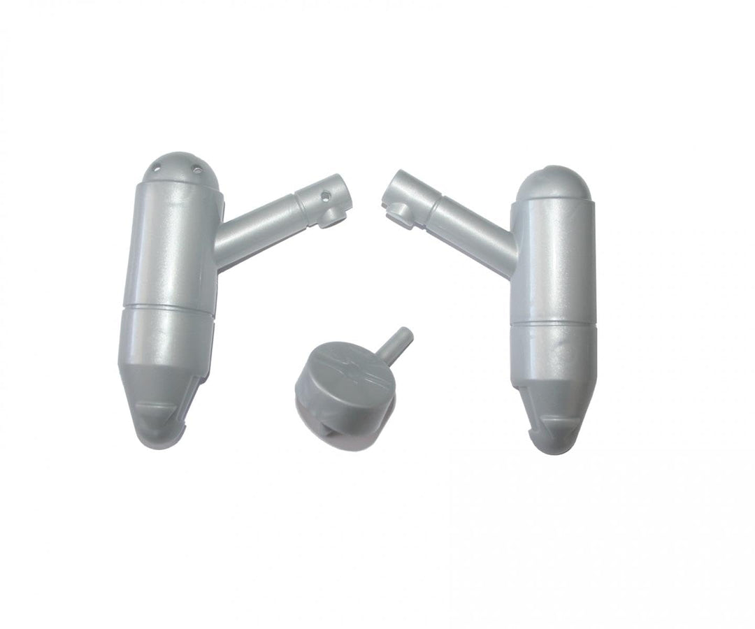 Smoby Wasserhahn für Smoby Spielhäuser und Spülküchen Silber