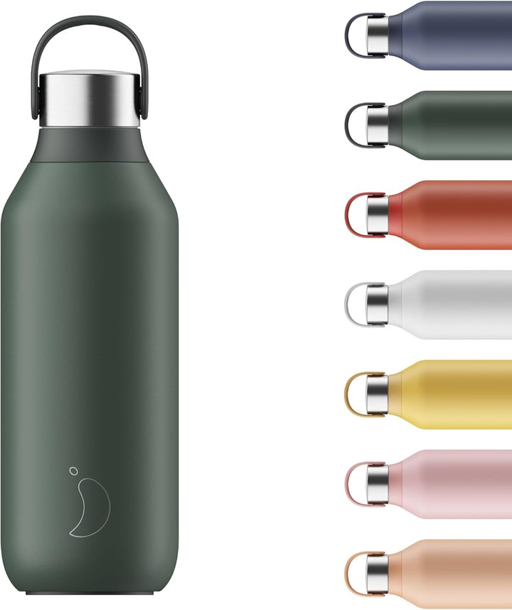 Chilly's Series 2 Flasche - Auslaufsicher, ohne Kondensation, BPA freier Edelstahl - Wiederverwendba