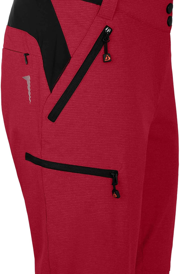 Bergson VALLI zip-off | Damen Radhose, robust elastisch - robust - elastisch - wasserabweisend - sch