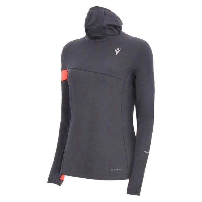 Macron Damen Run FCC Blondie High Neck Top Woman Mgry/Ncor Laufshirt S Grau, S Grau