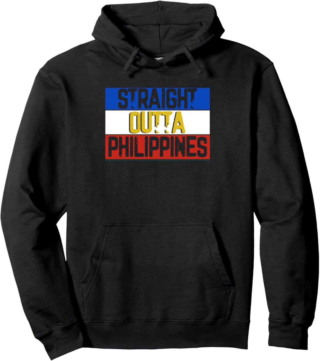 Straight Outta Philippinen | Filipino Pinoy | Manila Pullover Hoodie