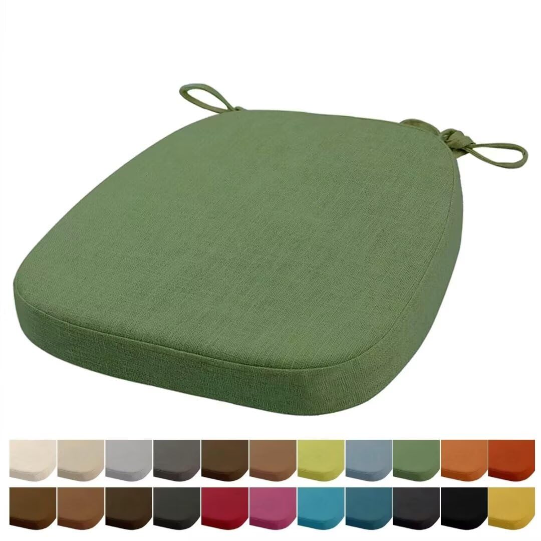 43x40x33CM(3CM Dicke) Stuhlkissen, Gartenstuhl Sitzkissen, Esszimmerstuhl Sitzkissen, waschbar, mit