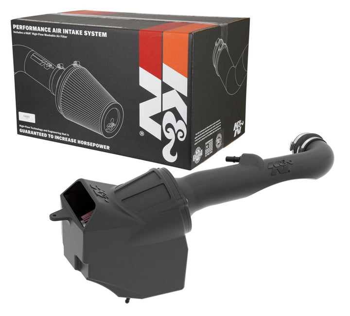 K&N Aircharger Kit kompatibel mit Jeep Wrangler JL 3.6L 2018-2021 (63-1576) Roto-Molded, Roto-Molded