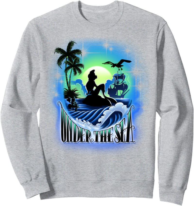 Disney The Little Mermaid Ariel Blue Hue Silhouette Sweatshirt