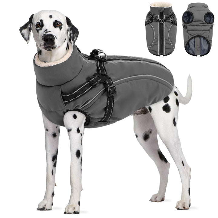 Hundemantel Hundejacke Warm Wintermantel mit Reissverschluss Winddichte &amp; Winddichte mit Reflektorst