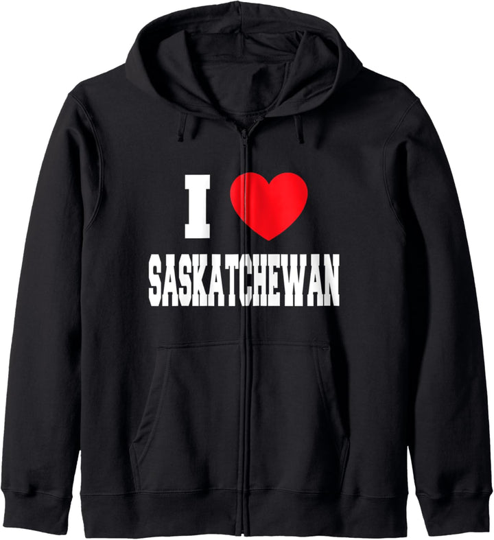 I Love Saskatchewan Kapuzenjacke