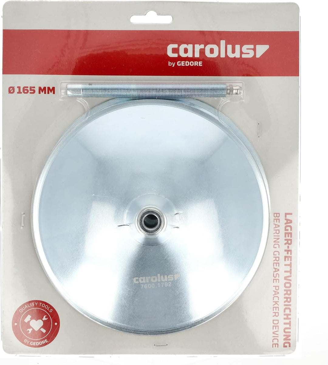 CAROLUS 7600.1792 Lager-Fettvorrichtung Durchmesser 165 mm, 1 Stück