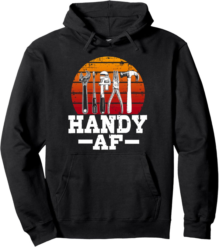 Handwerker Geschenke Lustige Retro Arbeitsgeräte Vatertag Pullover Hoodie