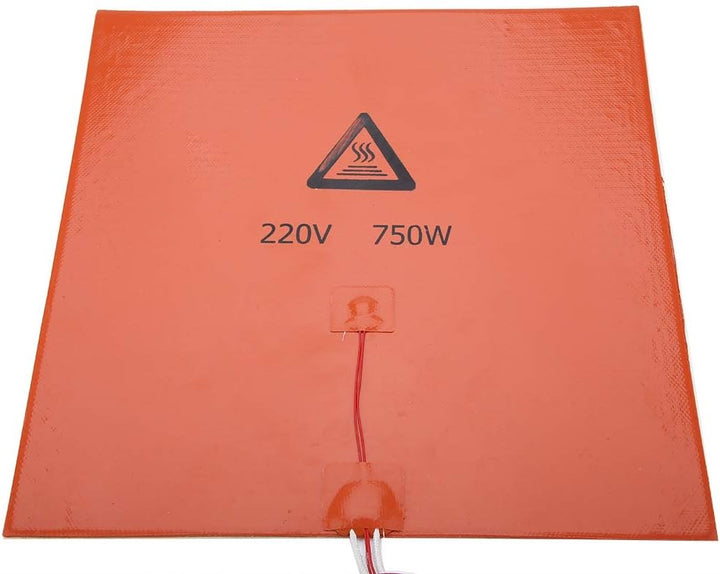 Beheiztes 3D-Pinter-Silikonbett mit Kleberücken, 3D-Druckerzubehör Hot Bed Pad, Umwandlung in hohe t