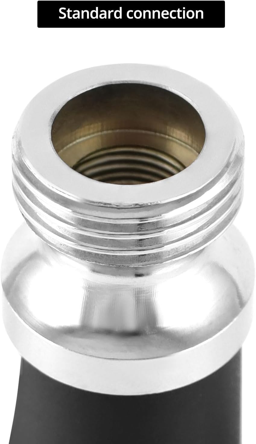 QWORK® Messing Handbrause inkl. Feststellbügel, Sprühkopf für Küchenspüle-Wasserhahn - Universeller