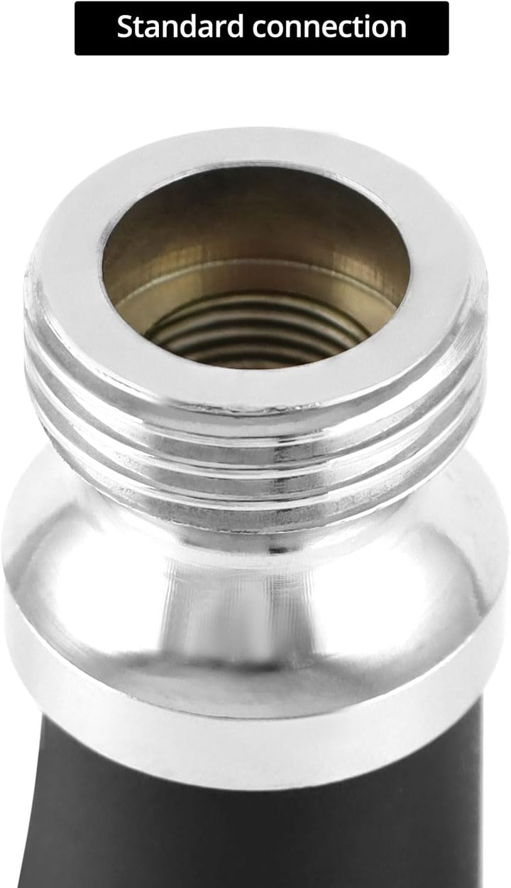 QWORK® Messing Handbrause inkl. Feststellbügel, Sprühkopf für Küchenspüle-Wasserhahn - Universeller