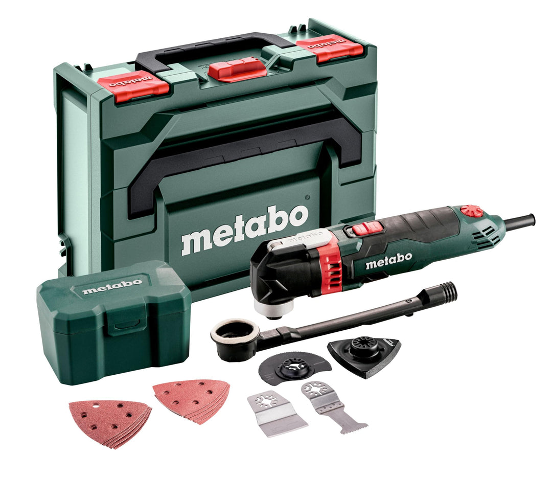 metabo Multitool MT 400 Quick Set - 400 W, 11.000-18.500/min Schwingzahl, 1,6° Oszillationswinkel -