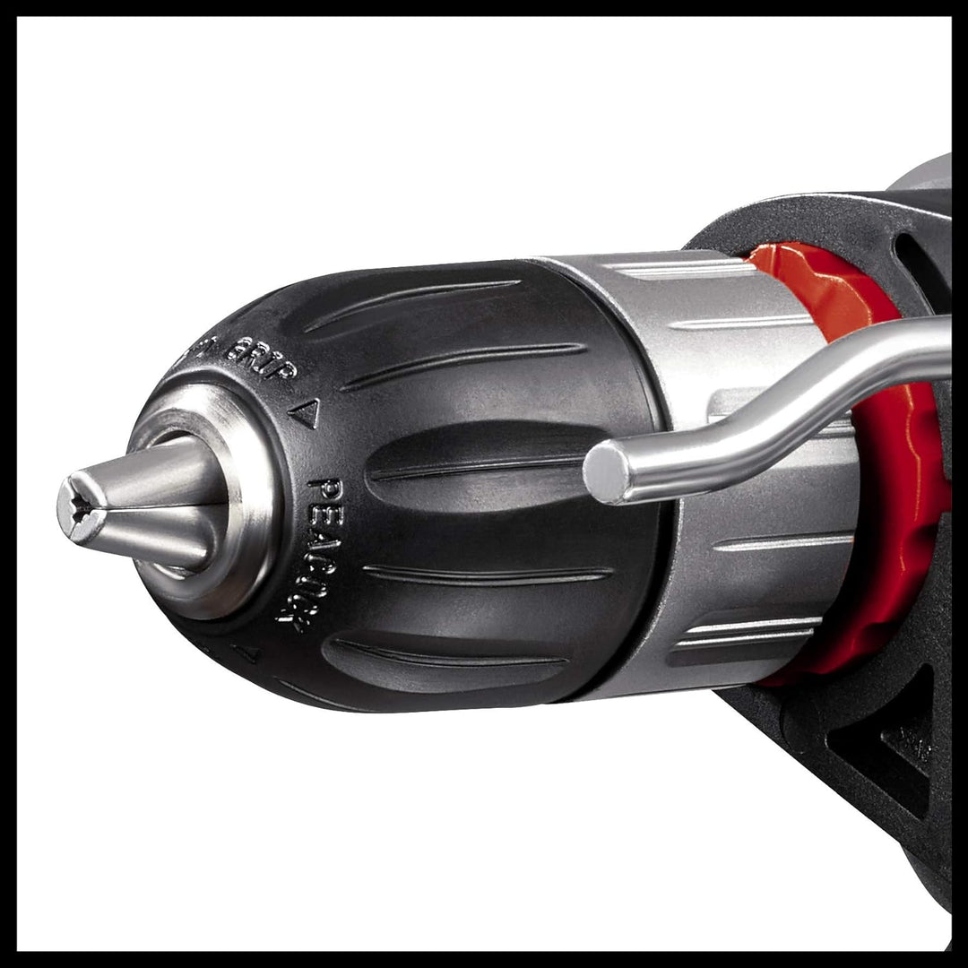 Einhell Schlagbohrmaschinen-Set TC-ID 1000 E Kit +64 (1010 W, Drehzahl-Elektronik, 13 mm-Schnellspan