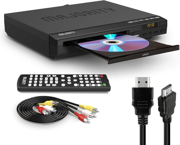 DVD Player für Fernseher HDMI | CD DVD Player | DVD Spieler | DVD Player Region Free | DVD Player Kl