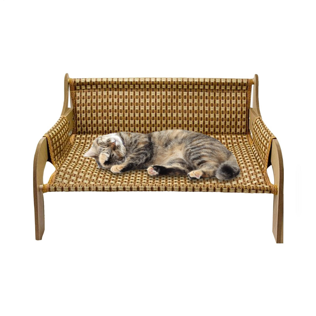 Generisch Katzen Couch,Hundebett Katzen Hängematte Couch - Atmungsaktiver Erhöhter Hundesofa Lounges