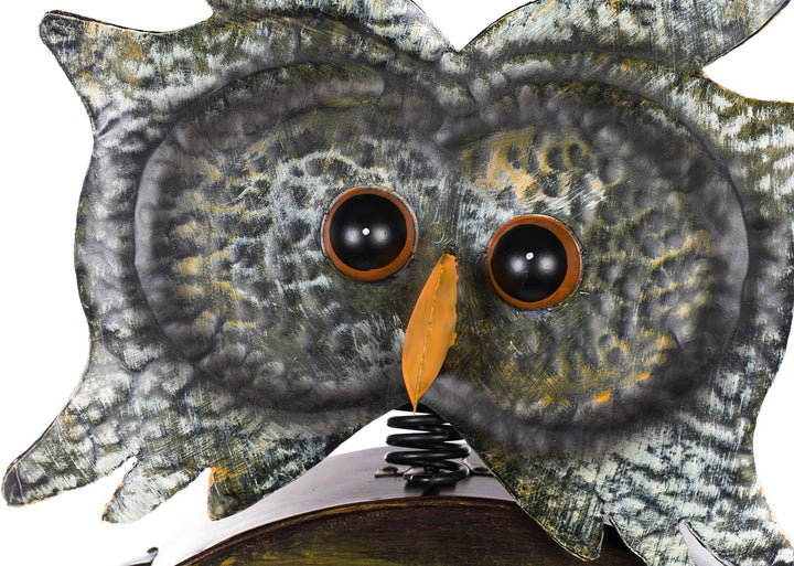 Antiker grosser und sehr edler Briefkasten, Tierdesign Eule, NA12A480 Handbemalt. sehr schön gearbei