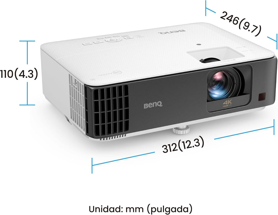 BenQ TK700 4K Gaming Projector Powered by Android TV, 3200 lm, 96% Rec