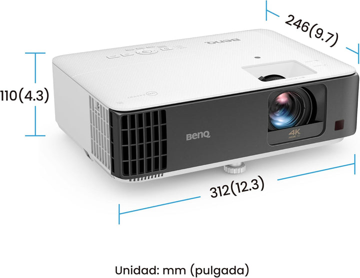 BenQ TK700 4K Gaming Projector Powered by Android TV, 3200 lm, 96% Rec