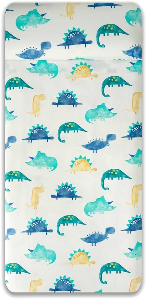 COTTON ARTean Bettwäsche-Set für Kinder, Rex, 90 x 190/200 cm, hypoallergen. Cama 90 X 190/200 Bunt,