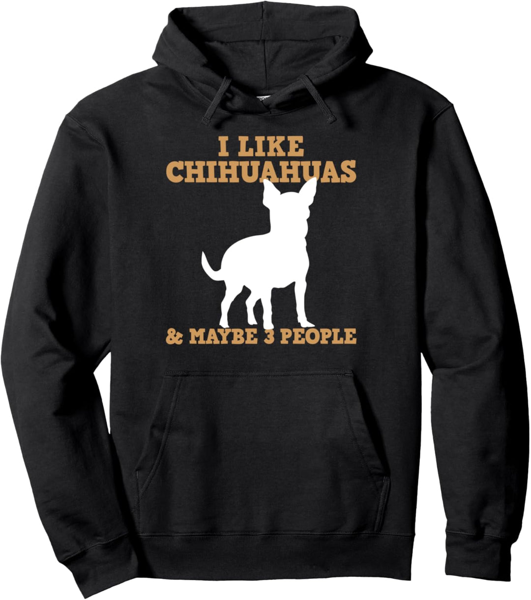 Chihuahua Lustig Pullover Hoodie