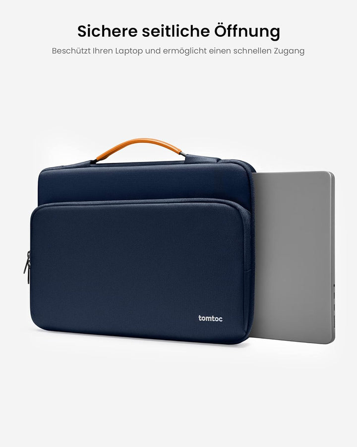 tomtoc 360° Tasche Hülle für 15-Zoll Neu MacBook Air M2 A2941 2023, 15" Microsoft Surface Laptop 5/4