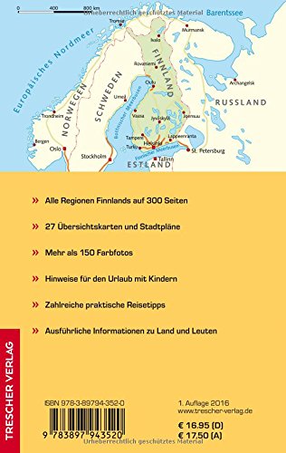 Reiseführer Finnland: Von Helsinki bis in den Hohen Norden, Taschenbuch
